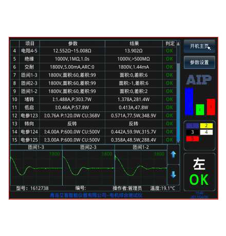 空調風扇電機測試系統